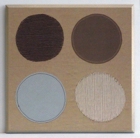 Obraz - Abstrakcja geometryczna, okrągłe łaty - reprodukcja na płycie PAS1112 31x31 cm - Obrazy Reprodukcje Ramy | ergopaul.pl