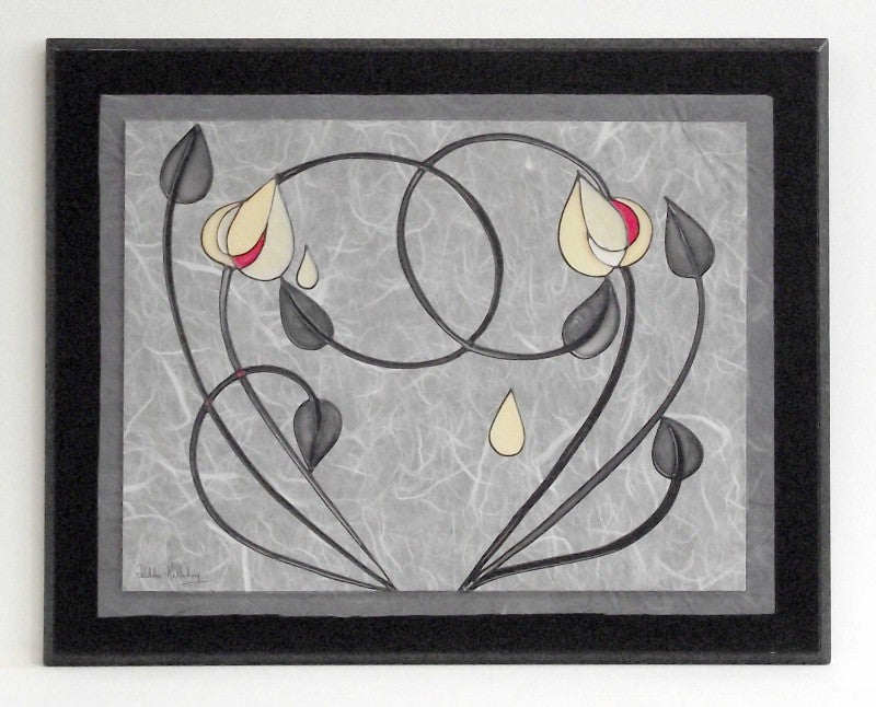 Obraz - Kubistyczne pąki kwiatów - reprodukcja na płycie DEH1007 51x41 cm - Obrazy Reprodukcje Ramy | ergopaul.pl