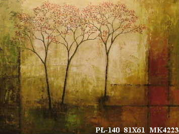 Obraz - Stylizowane drzewa w wodzie - reprodukcja na płycie MK4223 81x61 cm - Obrazy Reprodukcje Ramy | ergopaul.pl
