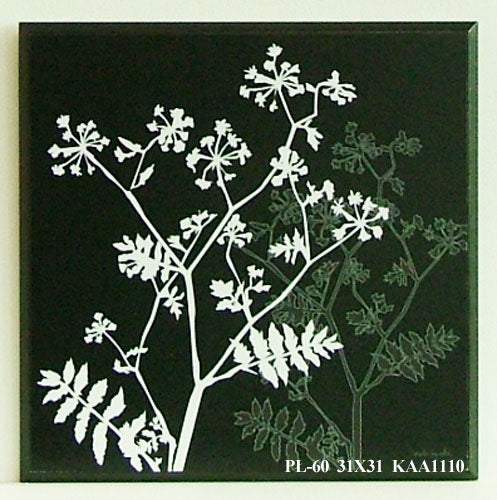 Obraz - Białe i brązowe rośliny - reprodukcja na płycie KAA1110 31x31 cm - Obrazy Reprodukcje Ramy | ergopaul.pl